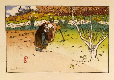 Ogród warzywny w Ville-Hue (Saint-Briac) autorstwa Henri Rivière