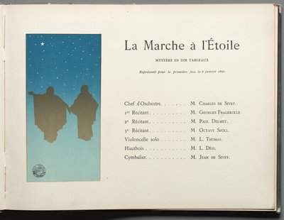 The Progress of the Stars: Marsz do Tajemniczej Gwiazdy w dziesięciu obrazach autorstwa Henri Rivière