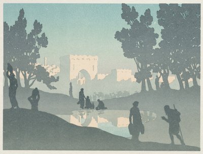Żyd wędrujący: Stare Miasto autorstwa Henri Rivière