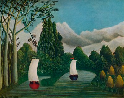 Brzegi Oise, 1905 autorstwa Henri Rousseau