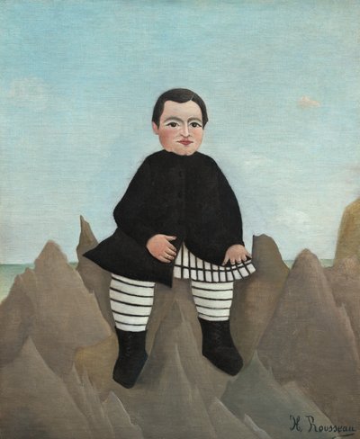 Chłopiec na skałach autorstwa Henri Rousseau