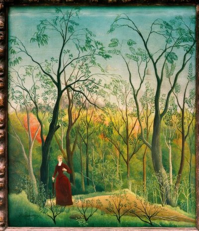 Spacer po lesie autorstwa Henri Rousseau