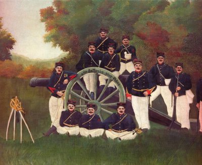 The Gunners autorstwa Henri Rousseau