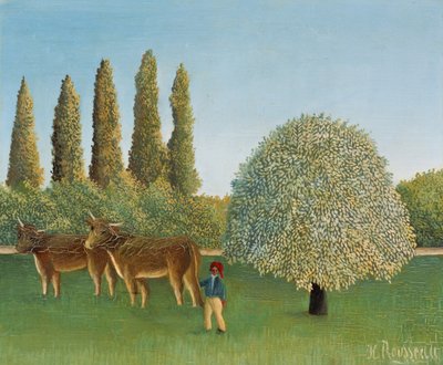 Łąka Pastwisko autorstwa Henri Rousseau