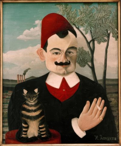 Portret Monsieur X (Pierre Loti) autorstwa Henri Rousseau