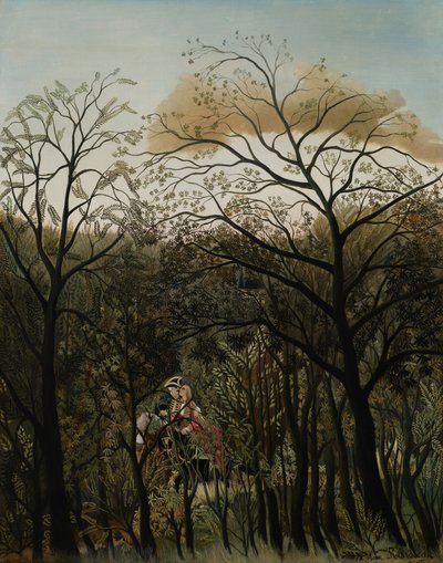 Spotkanie w lesie autorstwa Henri Rousseau