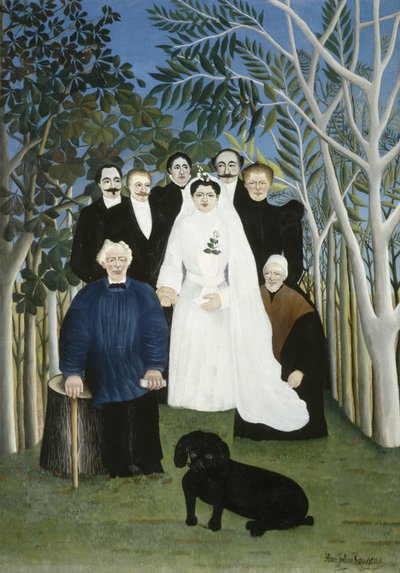 Wesele autorstwa Henri Rousseau