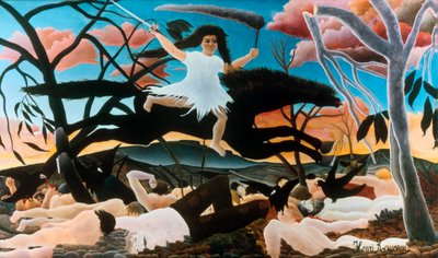 Wojna lub jazda niezgody, 1894 autorstwa Henri Rousseau