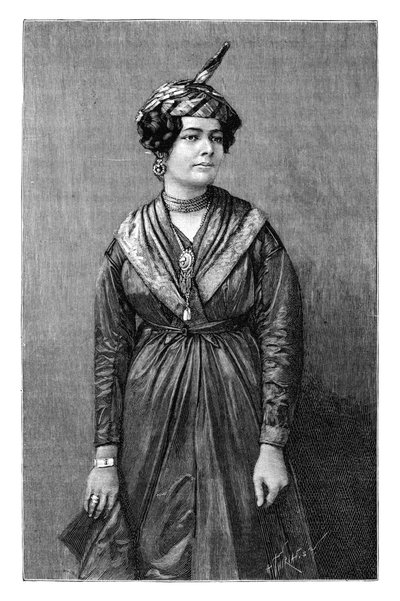 Kreolka z Martyniki, ok. 1890 r. autorstwa Henri Thiriat
