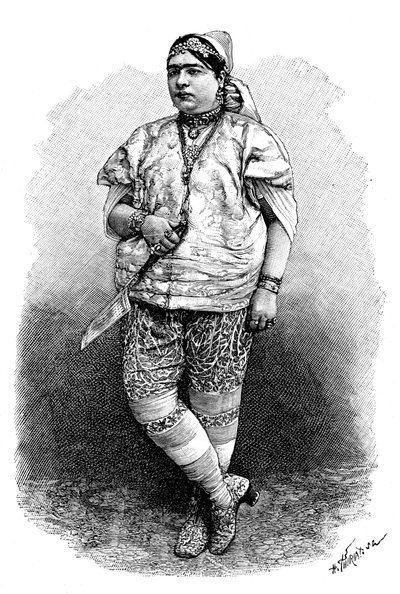 Tunezyjska Żydówka, c1890 autorstwa Henri Thiriat
