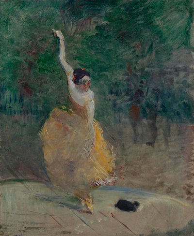 Tancerka hiszpańska, 1883-1885. autorstwa Henri Toulouse Lautrec de