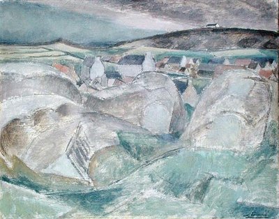Wioska w Górach autorstwa Henri Victor Gabriel Le Fauconnier