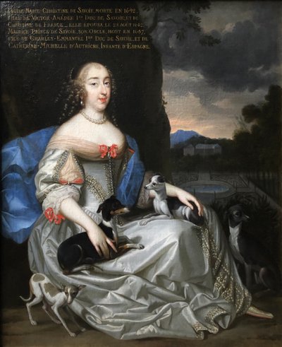 Francuski:  Louise Marie-Christine, princesse de Savoie () Portret Anny Marii Luizy d