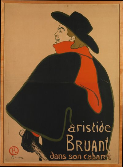 Aristide Bruant w swoim kabarecie autorstwa Henri de Toulouse-Lautrec