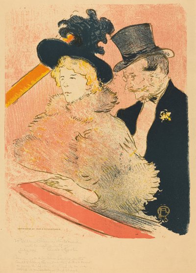 Na koncercie (Au concert) autorstwa Henri de Toulouse-Lautrec