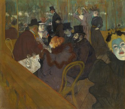 W Moulin Rouge autorstwa Henri de Toulouse Lautrec