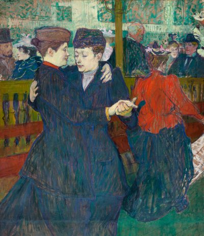 W Moulin Rouge Walc dwóch kobiet autorstwa Henri de Toulouse Lautrec