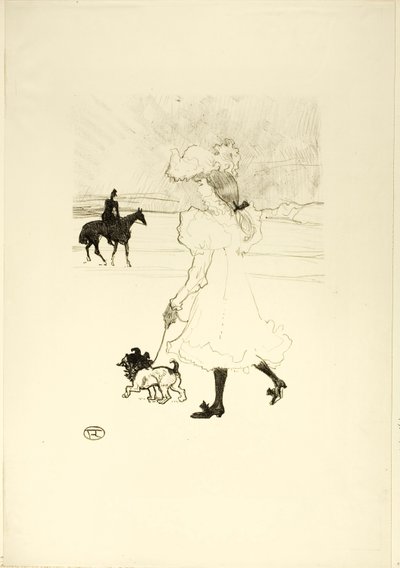 W lesie autorstwa Henri de Toulouse-Lautrec