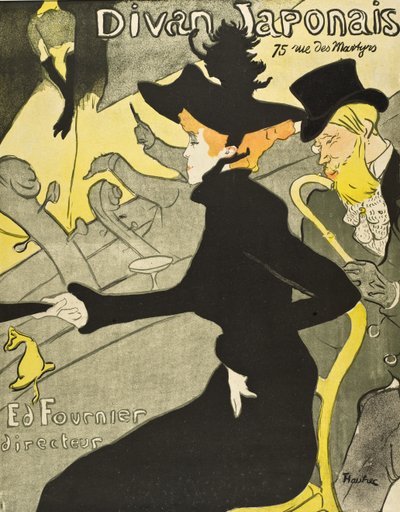Divan Japonais autorstwa Henri de Toulouse-Lautrec