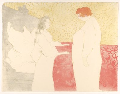 Wstawanie, z "Elles" autorstwa Henri de Toulouse-Lautrec