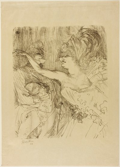 Guy i Mealy w „Paris qui Marche” autorstwa Henri de Toulouse-Lautrec