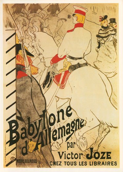 Henri de Toulouse-Lautrec: Babilon w Niemczech ... (litografia) autorstwa Henri de Toulouse-Lautrec