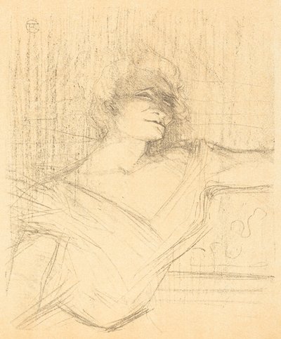W „La glu” (w „La glu”) autorstwa Henri de Toulouse-Lautrec