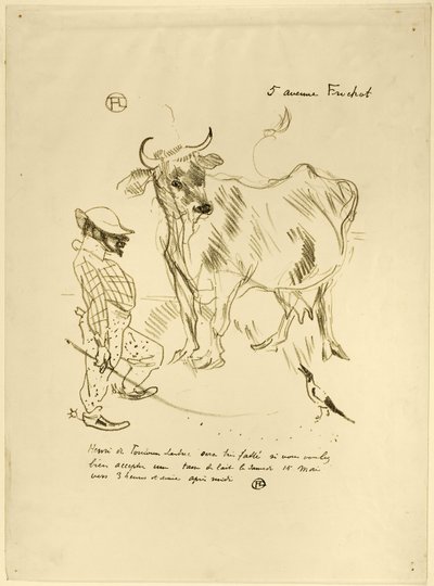 Zaproszenie na szklankę mleka autorstwa Henri de Toulouse-Lautrec