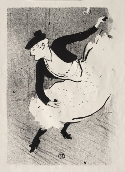 Koncert w kawiarni: Edmée Lescot autorstwa Henri de Toulouse-Lautrec