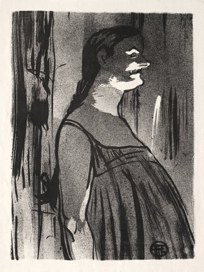 Koncert w kawiarni: Pani Abdala autorstwa Henri de Toulouse-Lautrec