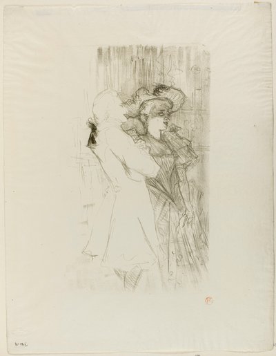 Pożyczkodawca i Auguez w La Chanson de Fortunio autorstwa Henri de Toulouse-Lautrec
