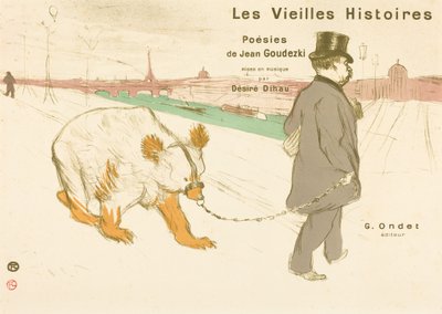 Les Vieilles Histoires, okładka/frontyspis autorstwa Henri de Toulouse-Lautrec