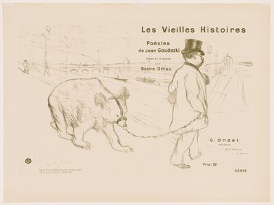 Stare historie: Okładka - Frontyspis autorstwa Henri de Toulouse-Lautrec