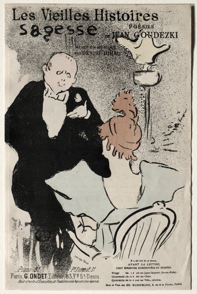 Stare historie: mądrość autorstwa Henri de Toulouse-Lautrec