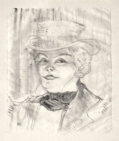 Madame Rejane autorstwa Henri de Toulouse-Lautrec
