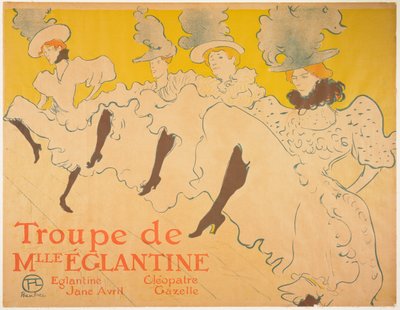 Trupa Panny Eglantine autorstwa Henri de Toulouse-Lautrec