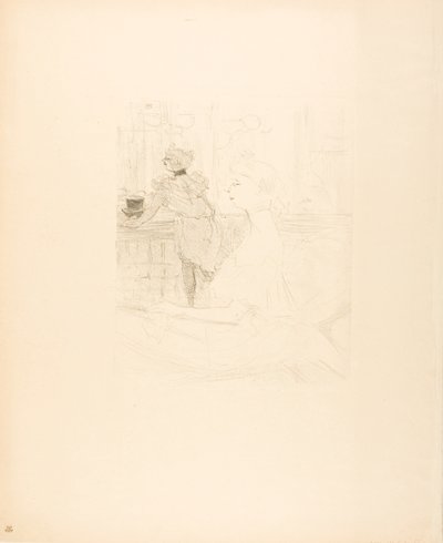 panna Leconte autorstwa Henri de Toulouse-Lautrec