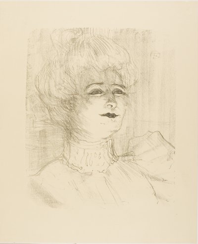 Marie-Louise Marsy, z Treize Litographies autorstwa Henri de Toulouse-Lautrec
