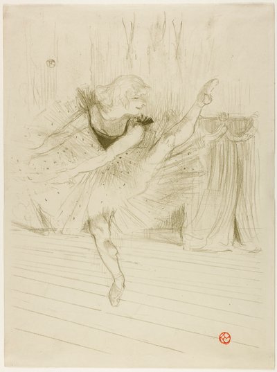 Miss Ida Heath, angielska tancerka autorstwa Henri de Toulouse-Lautrec