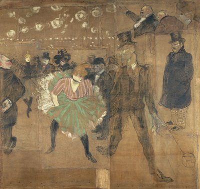 Panele do baraku Goulue na Foire du Trône w Paryżu autorstwa Henri de Toulouse-Lautrec