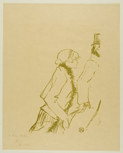Biedny spacerowicz! autorstwa Henri de Toulouse-Lautrec