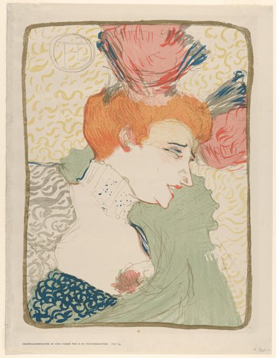Popiersie portretowe Mademoiselle Marcelle Lender autorstwa Henri de Toulouse-Lautrec
