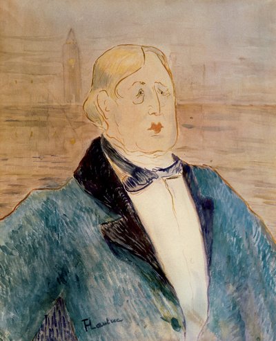 Porträt von Oscar Wilde von Henri de Toulouse Lautrec