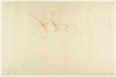 Spać autorstwa Henri de Toulouse-Lautrec