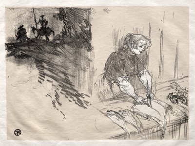 Krótkie radości: okładka autorstwa Henri de Toulouse-Lautrec