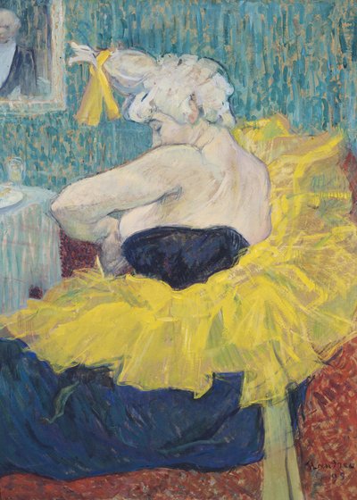 Die Clownin Cha-U-Kao in einem Tutu von Henri de Toulouse Lautrec