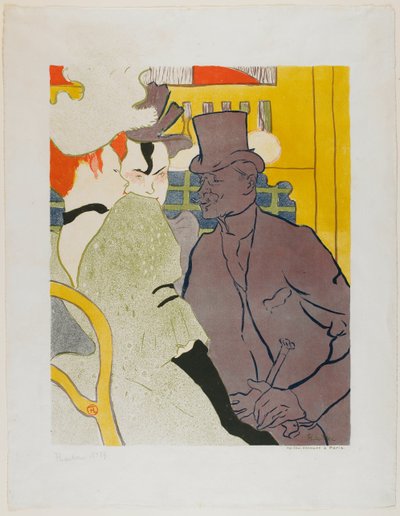 Anglik w Moulin Rouge autorstwa Henri de Toulouse-Lautrec