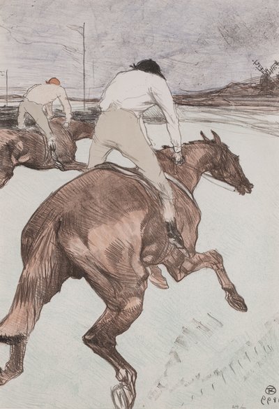 Dżokej autorstwa Henri de Toulouse Lautrec