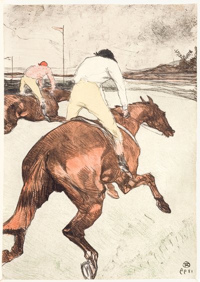 Dżokej autorstwa Henri de Toulouse Lautrec