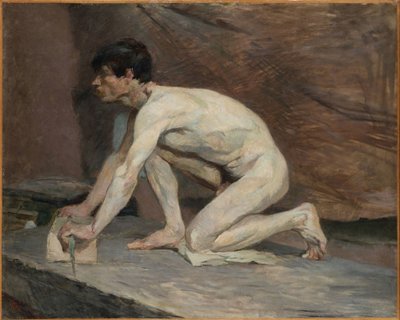 Maszyna do polerowania marmuru autorstwa Henri de Toulouse-Lautrec
